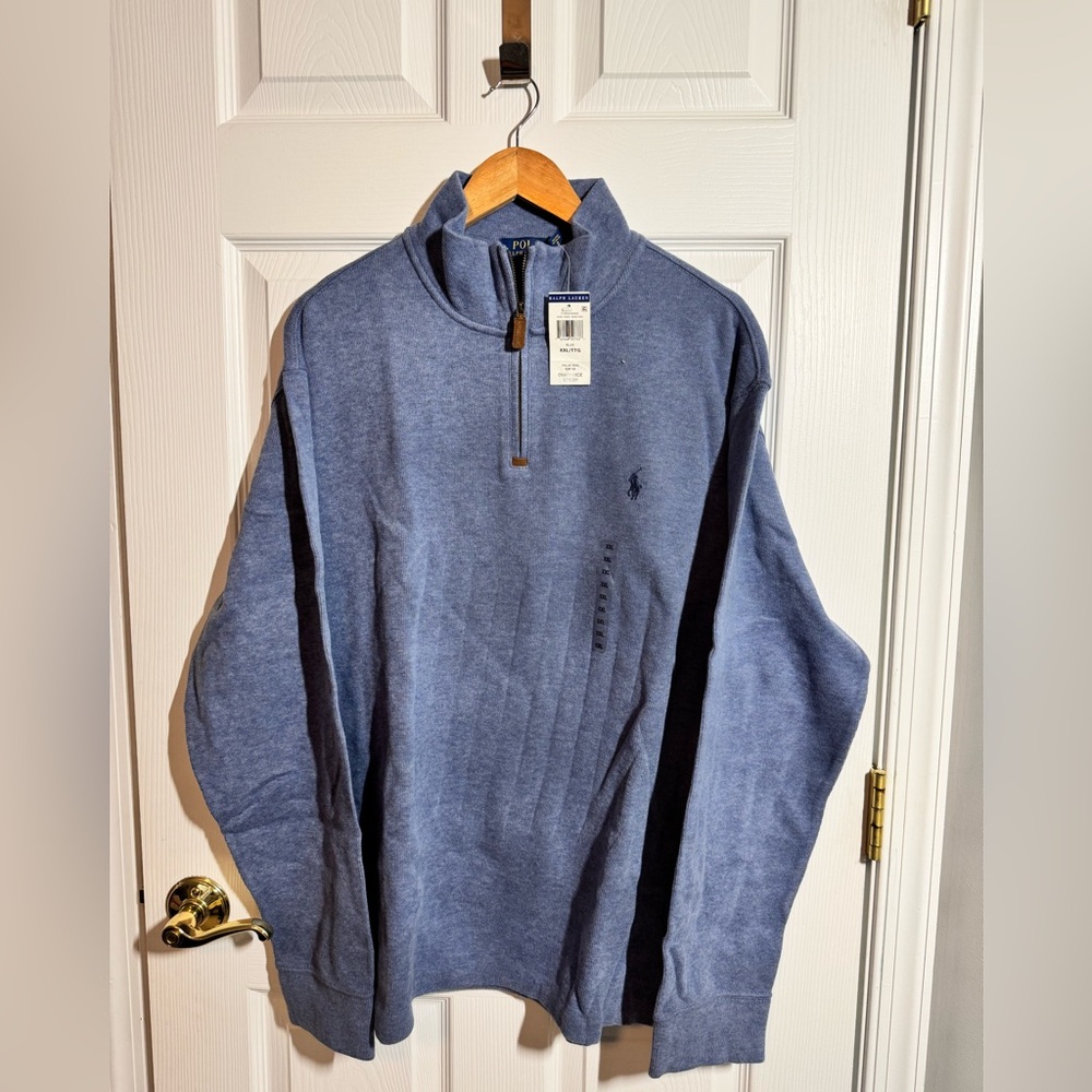 NWT - Men’s Polo Quarter Zip sweatshirt